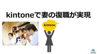 kintoneで妻の復復職が実現
 