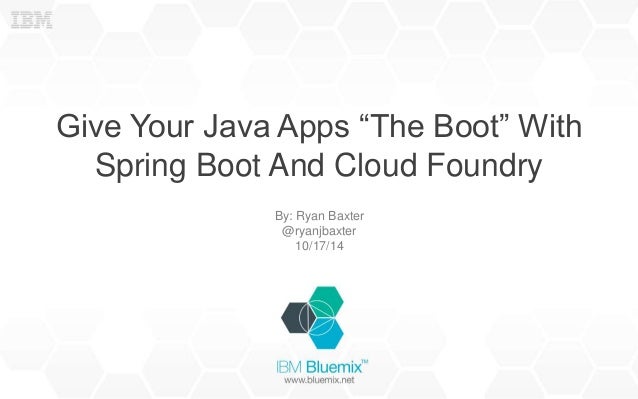 cloud foundry spring boot