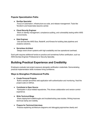 Cloud Developer Career Path After AWS Developer Associate Certification ...