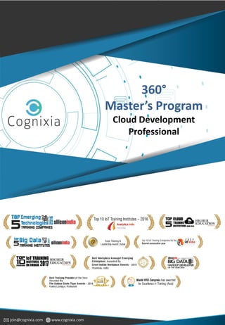 360°
Master’s Program
Cloud Development
Professional
 
