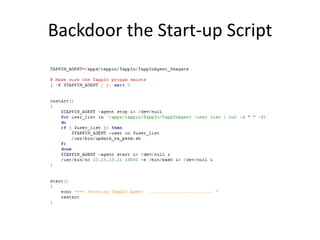 Backdoor the Start-up Script
 