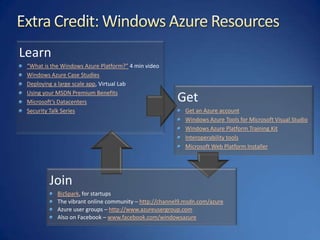 Microsoft Cloud Services Momentum:Windows Azure platform customers