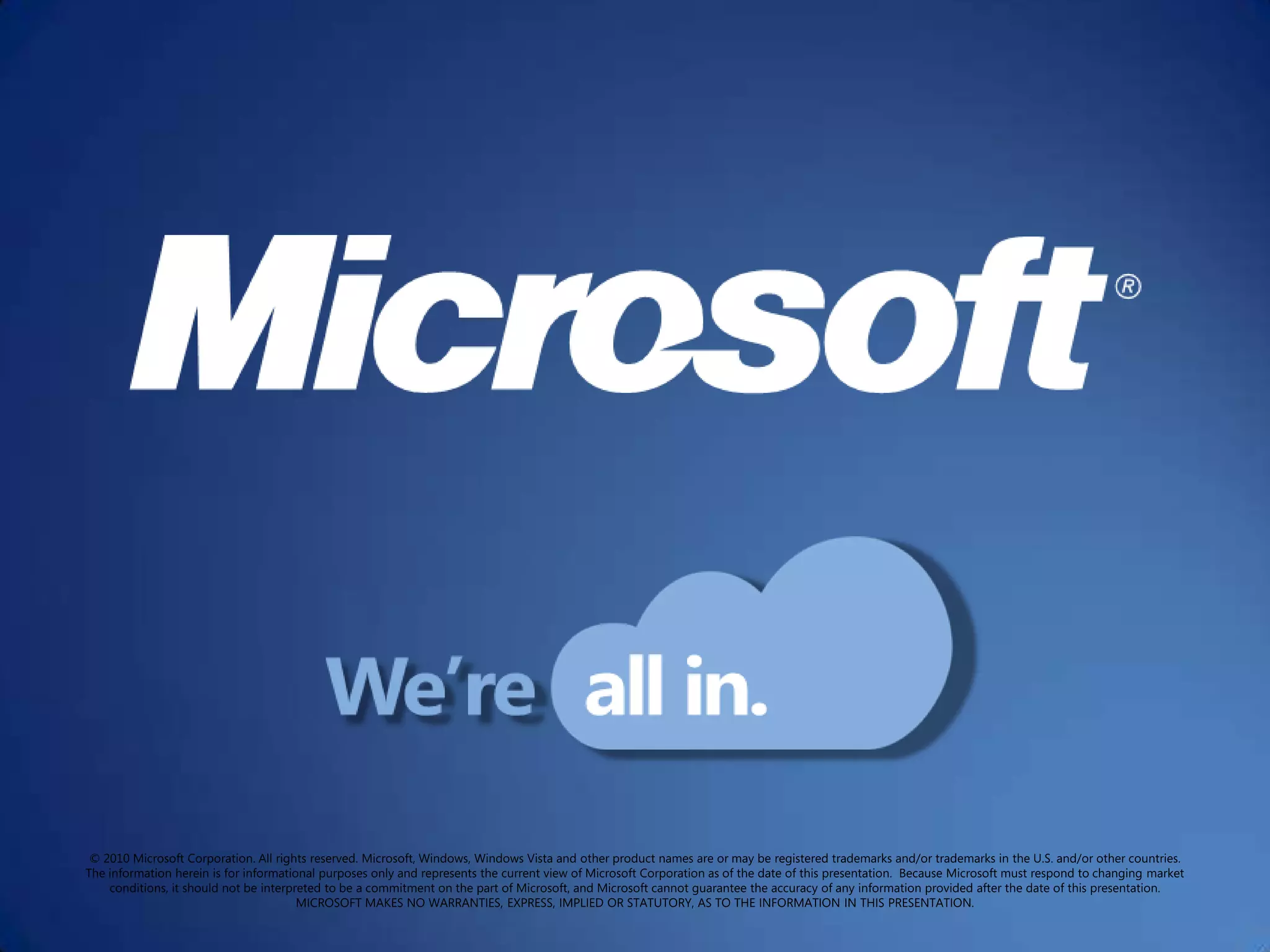 Microsoft Cloud Services Momentum:Microsoft Online Services Customers