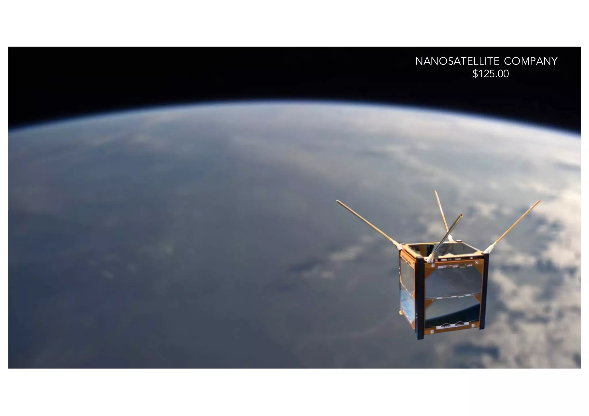 IOT
NANOSATELLITE COMPANY
$125.00
 