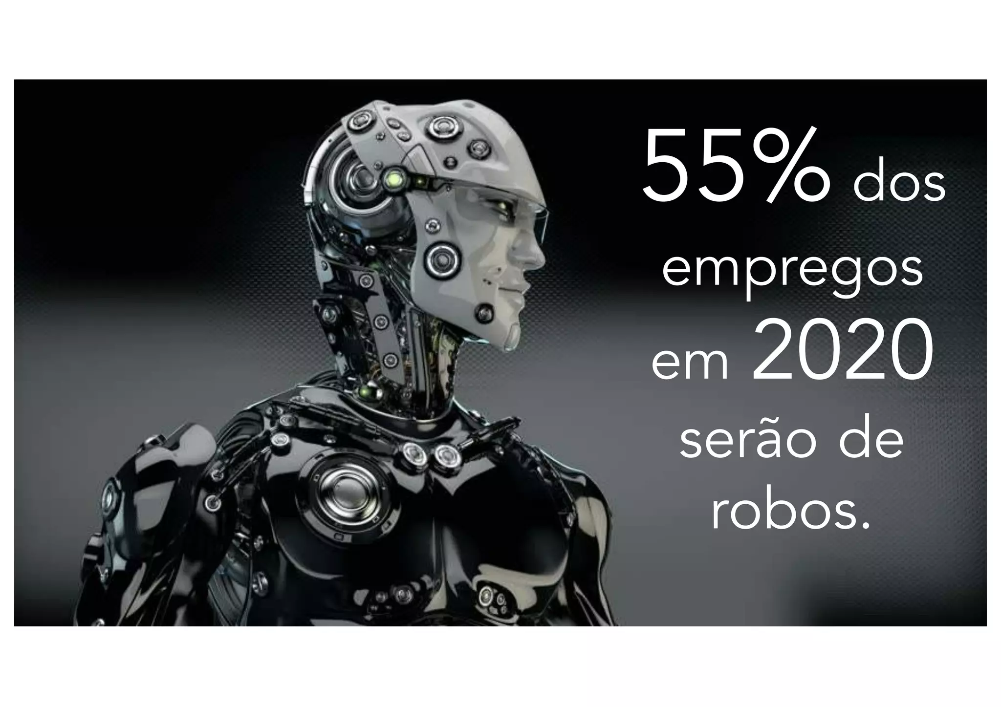 © 2015 IBM Corporation
55% dos
empregos
em 2020
serão de
robos.
 
