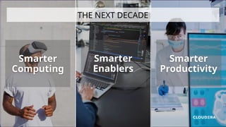 THE NEXT DECADE
Smarter
Computing
Smarter
Enablers
Smarter
Productivity
 