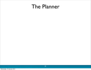 The Planner




                                  21
Wednesday, 16 January 2013
 