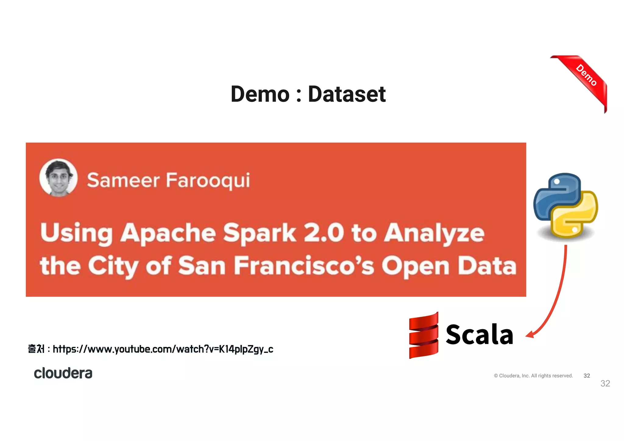 33© Cloudera, Inc. All rights reserved.
Demo : Dataset
33
샌프란시스코 오픈 데이터 사용한 HOL
 