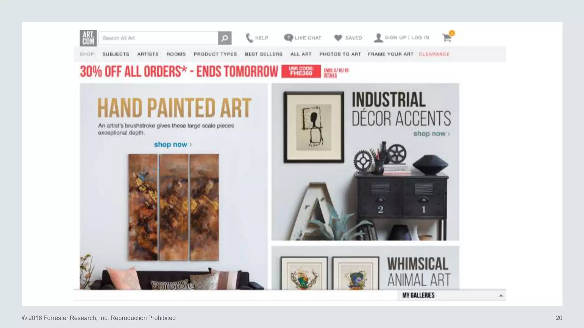 20© 2016 Forrester Research, Inc. Reproduction Prohibited
 