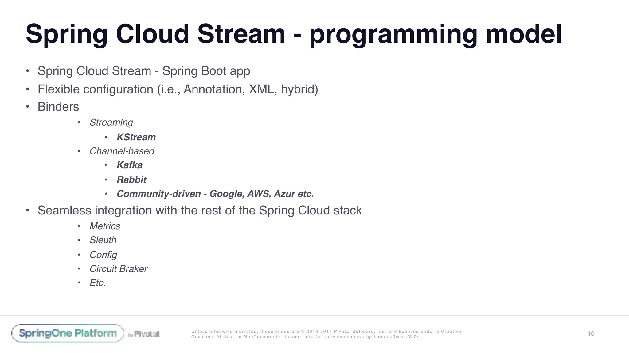 Cloud Event Driven Architectures with Spring Cloud Stream 2.0 - Oleg ...