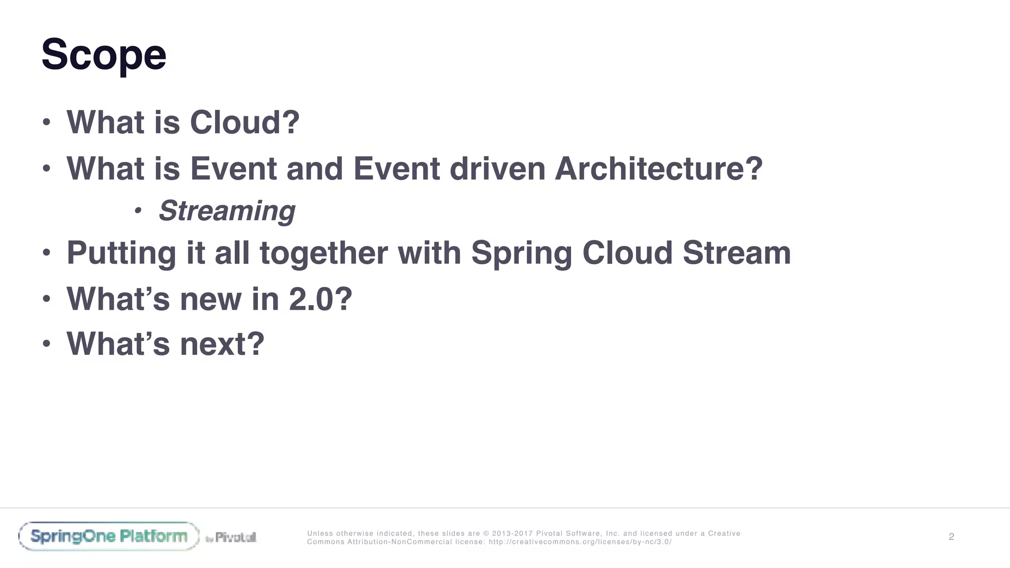 Cloud Event Driven Architectures with Spring Cloud Stream 2.0 - Oleg ...