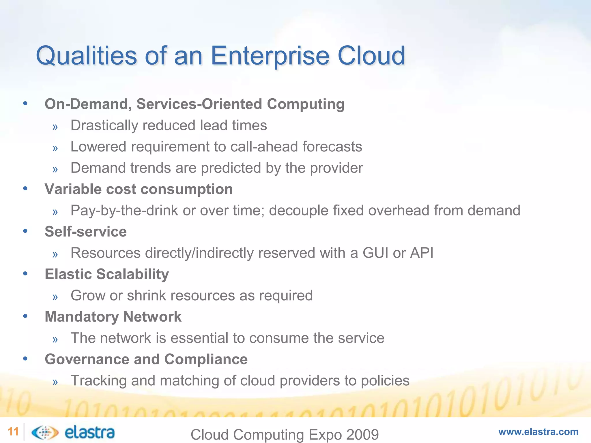 Cloud Computing and the Next-Generation of Enterprise Architecture - Cloud Computing Expo 2008
