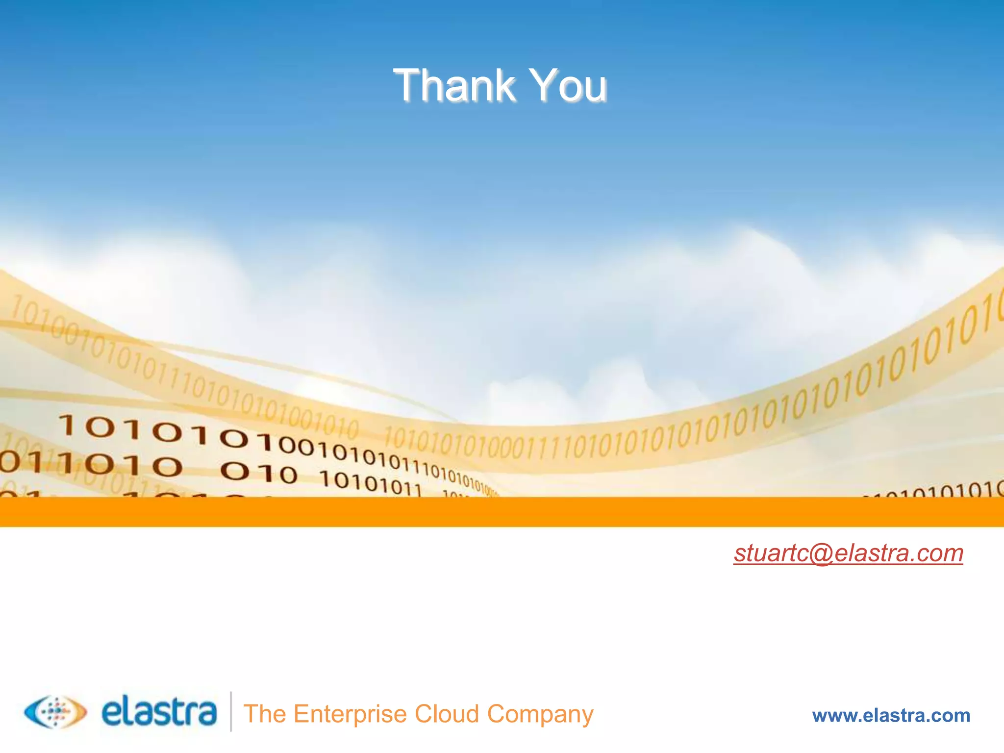 Cloud Computing and the Next-Generation of Enterprise Architecture - Cloud Computing Expo 2008