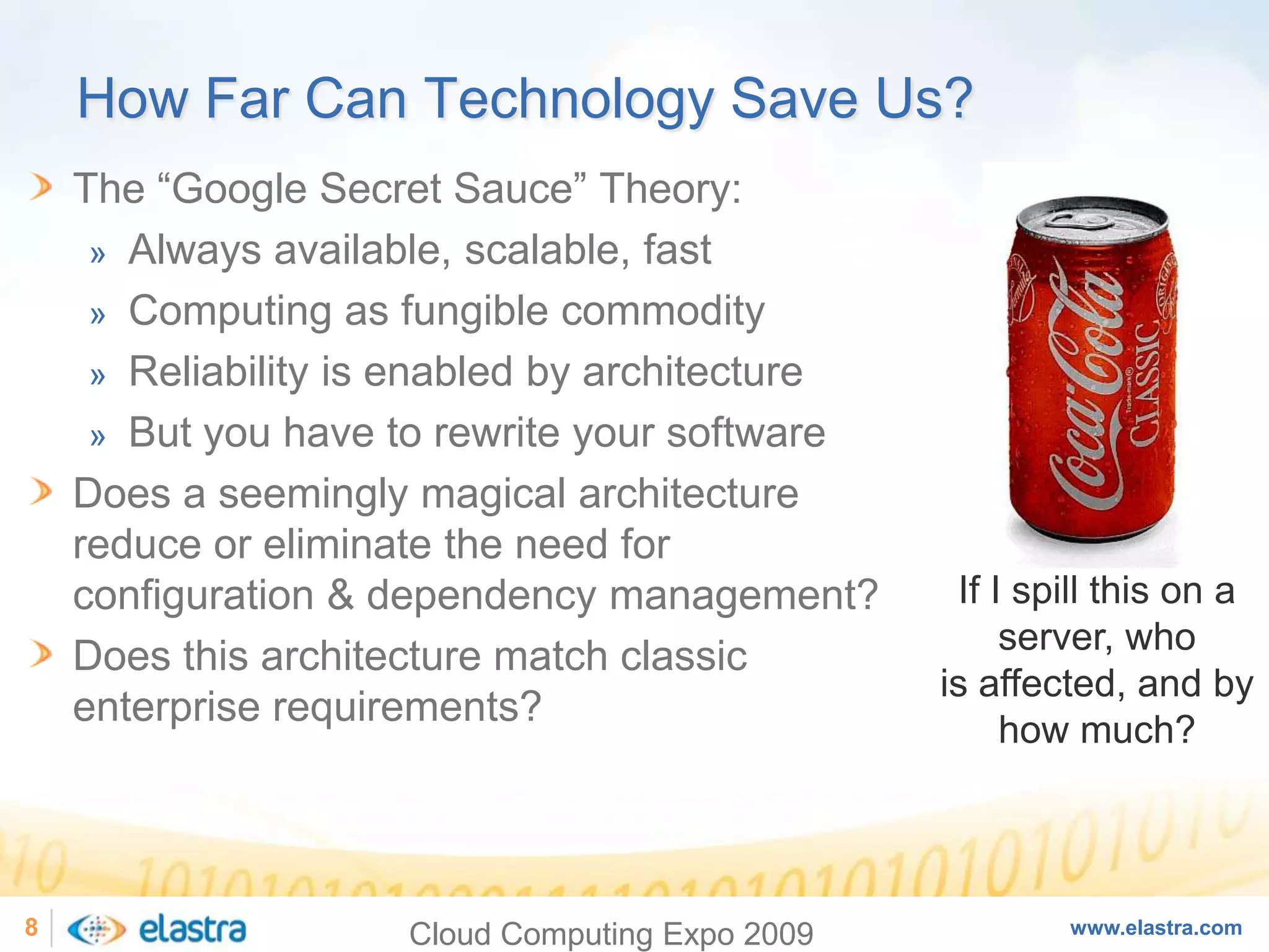Cloud Computing and the Next-Generation of Enterprise Architecture - Cloud Computing Expo 2008