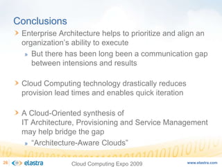 Cloud Computing and the Next-Generation of Enterprise Architecture - Cloud Computing Expo 2008