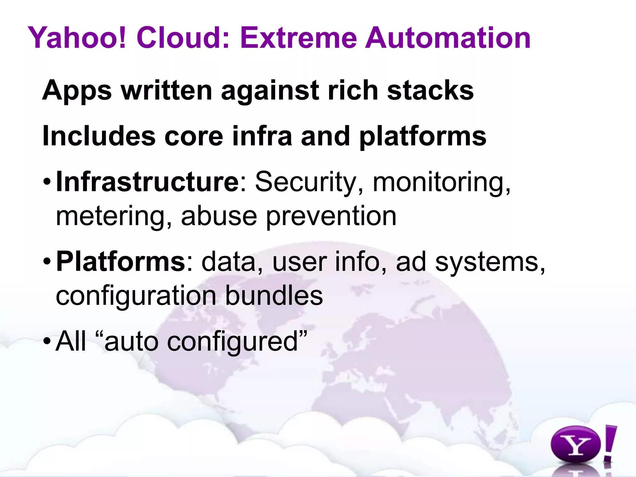 Declarative language for specifying the full, end-to-end structure of a service