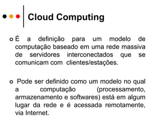 Década de 80: Surgimento do computador pessoal;