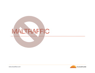 MALTRAFFIC

www.cloudﬂare.com!

 