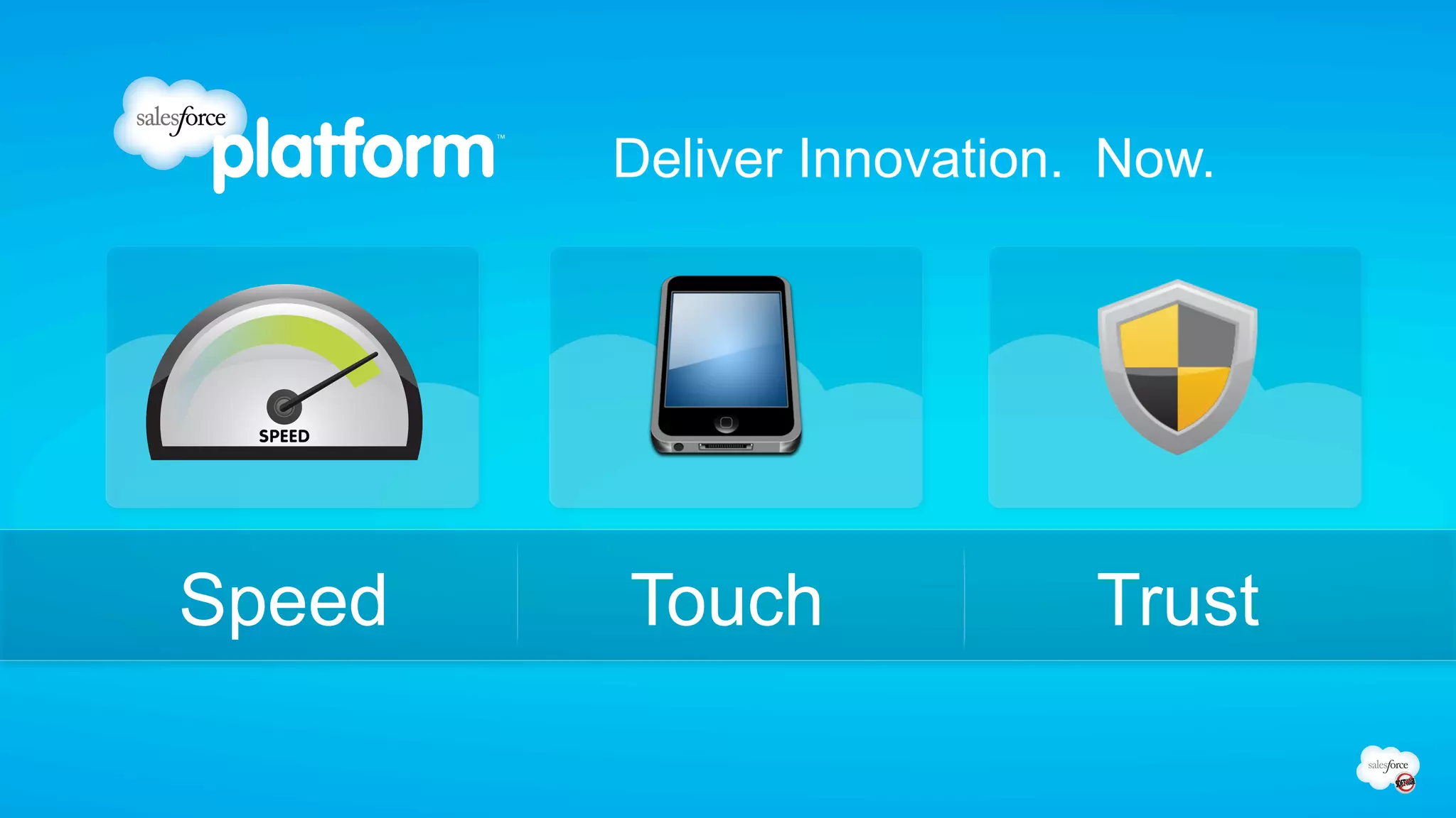 Deliver Innovation. Now.




Speed   Touch              Trust
 