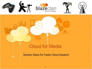 Cloud for Media
1
Solution Stack for Faster Cloud Adoption
 