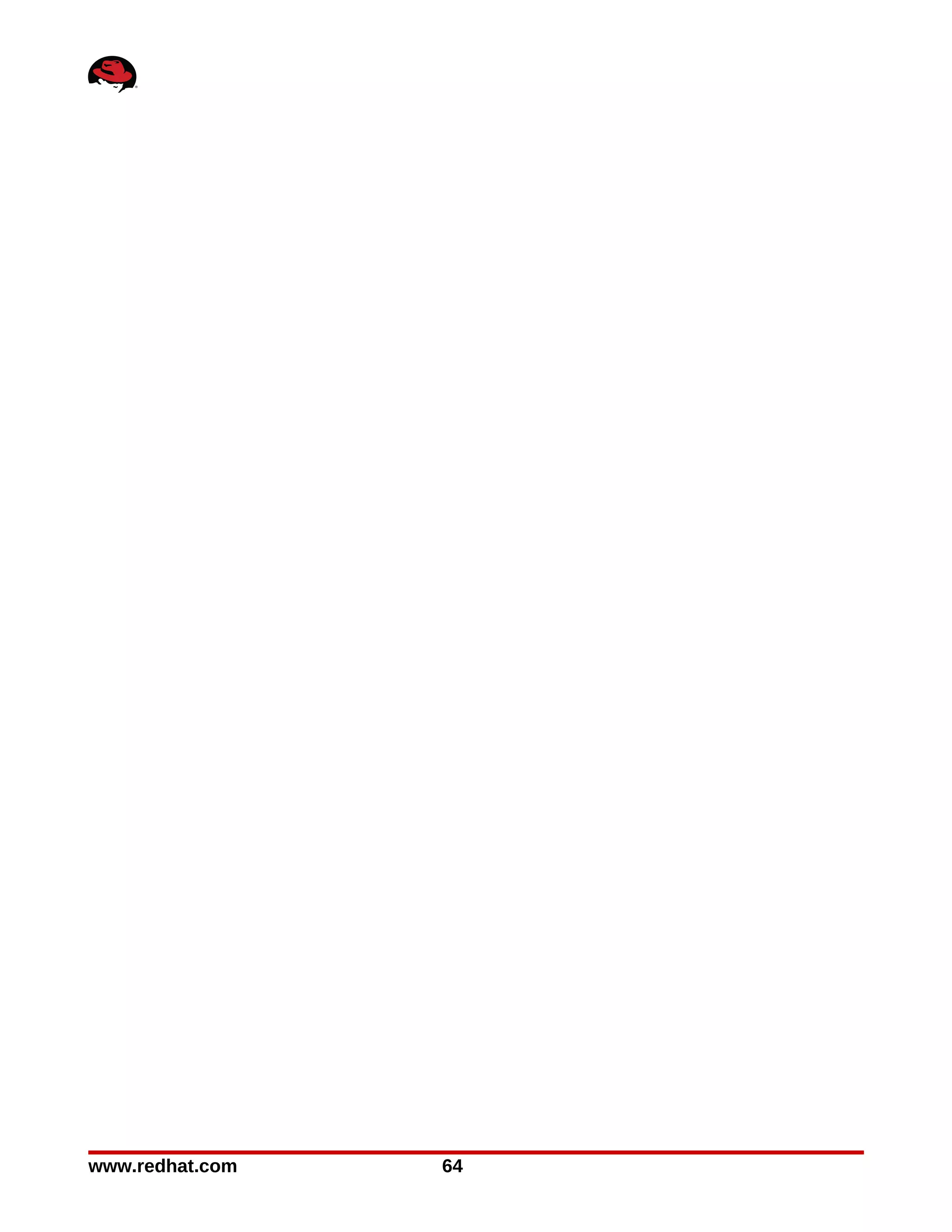 www.redhat.com   64
 