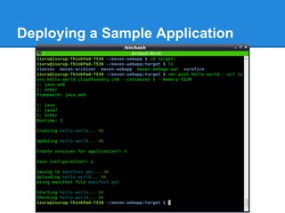Deploying a Sample Application
 
