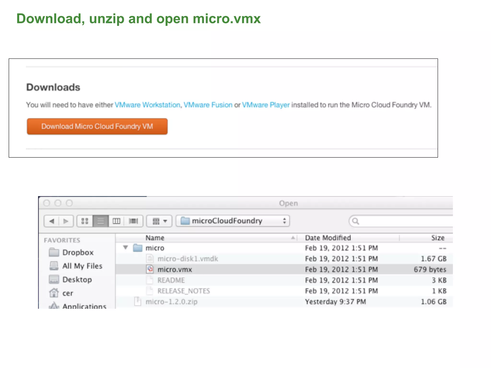 Download, unzip and open micro.vmx




                                     64
 