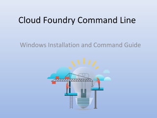 Cloud Foundry Command Line
Windows Installation and Command Guide
 