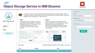 © IBM Corporation 52
Object Storage Service in IBM Bluemix
 
