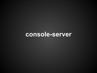 console-server
 