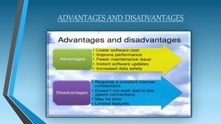 ADVANTAGES AND DISADVANTAGES
 
