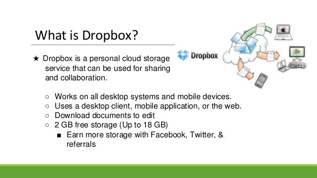 Cloud - Google Drive & Dropbox