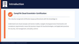 Cloud Governance and Compliance Basics | Cloud Essentials Certification ...