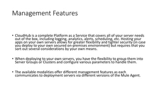 Cloud hub and mule | PPT
