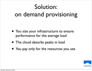 Cloudify - Scalability On Demand