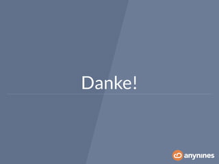 Danke! 
 