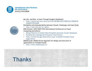 Cloud interoperability and portability | PDF