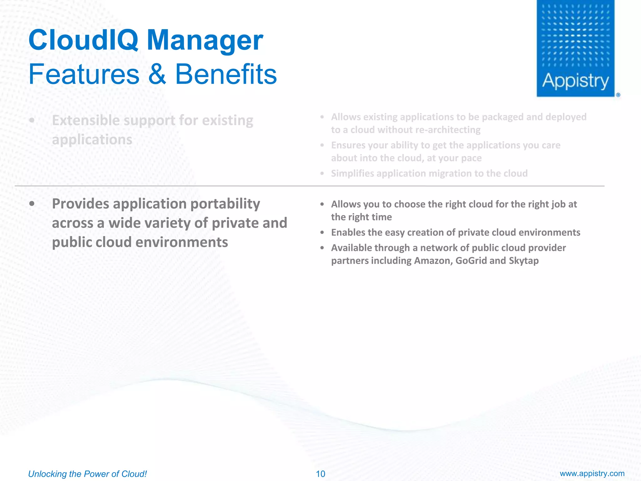 Cloud Application Platforms – Reality & Promise