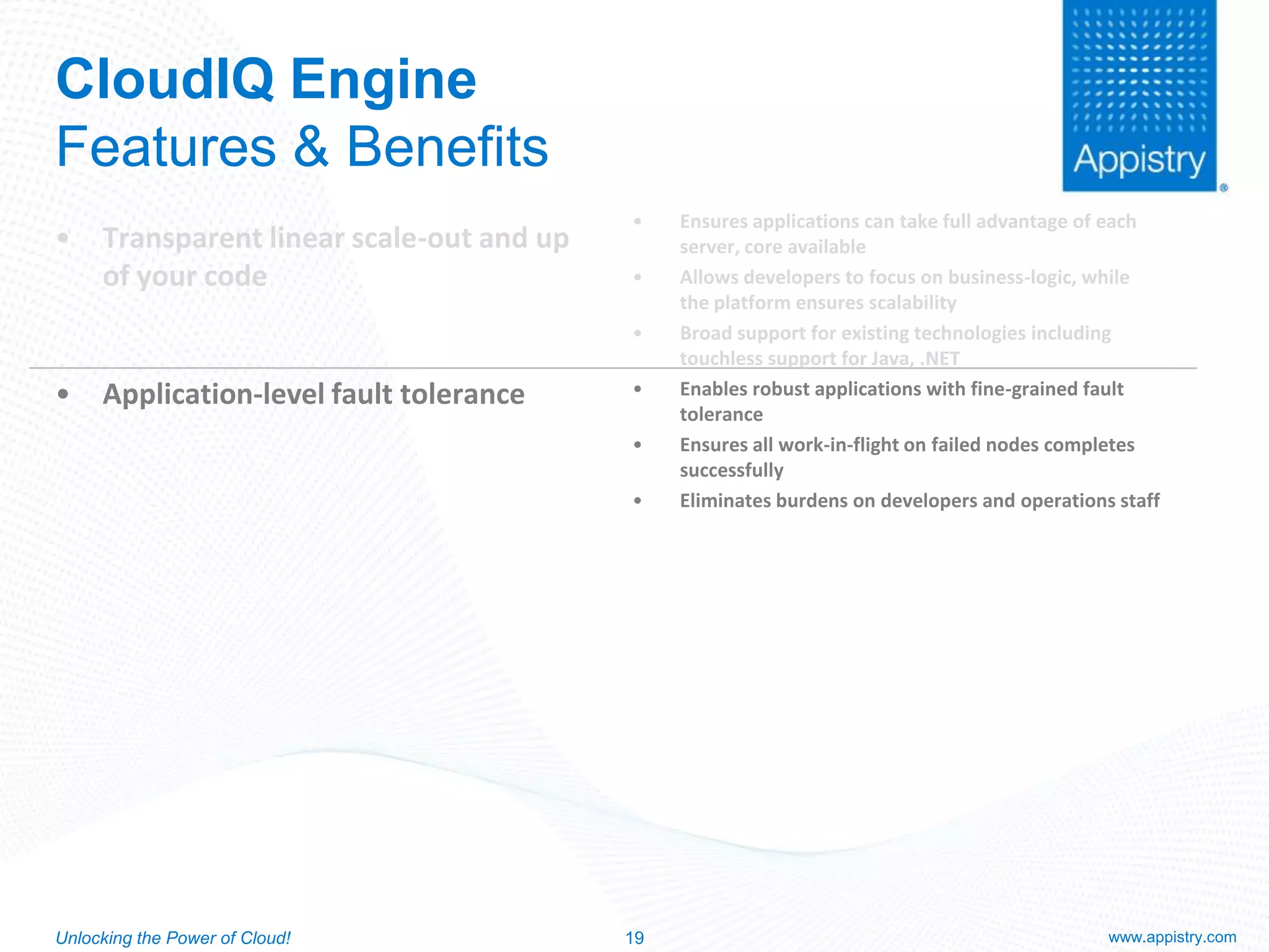 Cloud Application Platforms – Reality & Promise