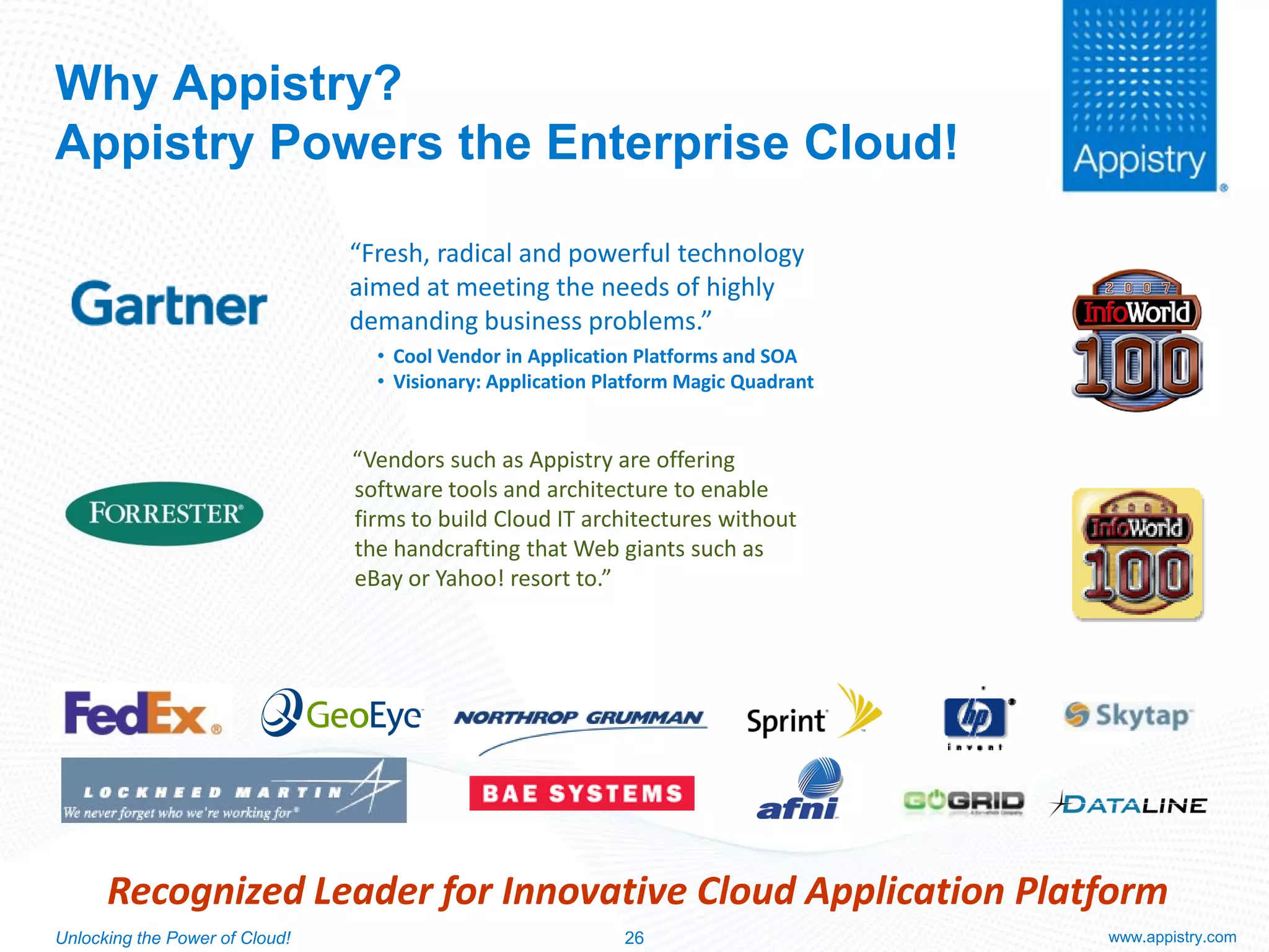 Cloud Application Platforms – Reality & Promise
