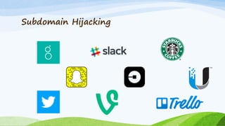Subdomain Hijacking
 