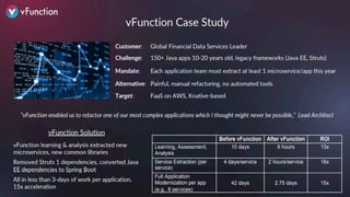 Cloud Journey e IT Modernization: Da app monolitica a microservizi. vFunction approda in Italia