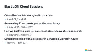 Elastic Cloud keynote | PDF