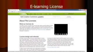 E-learning License
 