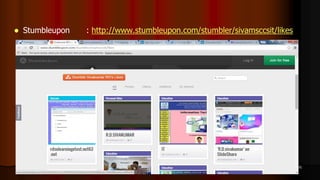  Stumbleupon : http://www.stumbleupon.com/stumbler/sivamsccsit/likes
175
 