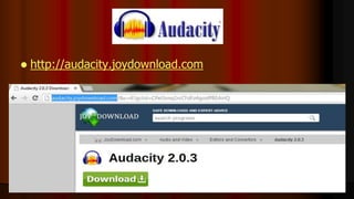  http://audacity.joydownload.com
 
