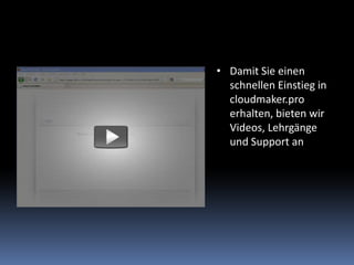 Datenbanken gehören ins Internet, damit Kunden, Lieferanten und Unternehmen einfacher zusammenarbeiten. Holen Sie sich noch heute cloudmaker.pro und beginnen Sie noch heute Ihre Internet-Datenbank schneller und einfacher als je zuvor zu entwickeln.
