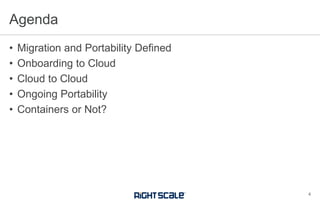 Cloud Migration and Portability (with and without Containers) | PDF