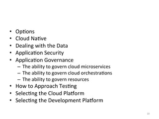 Cloud Migration Cookbook: A Guide To Moving Your Apps To The Cloud | PDF