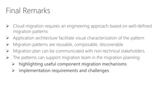 Cloud Migration Patterns: A Multi-Cloud Architectural Perspective | PDF